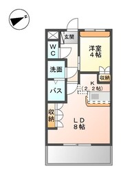 姫路駅 バス15分  神姫バス　四軒屋下車：停歩6分 1階の物件間取画像